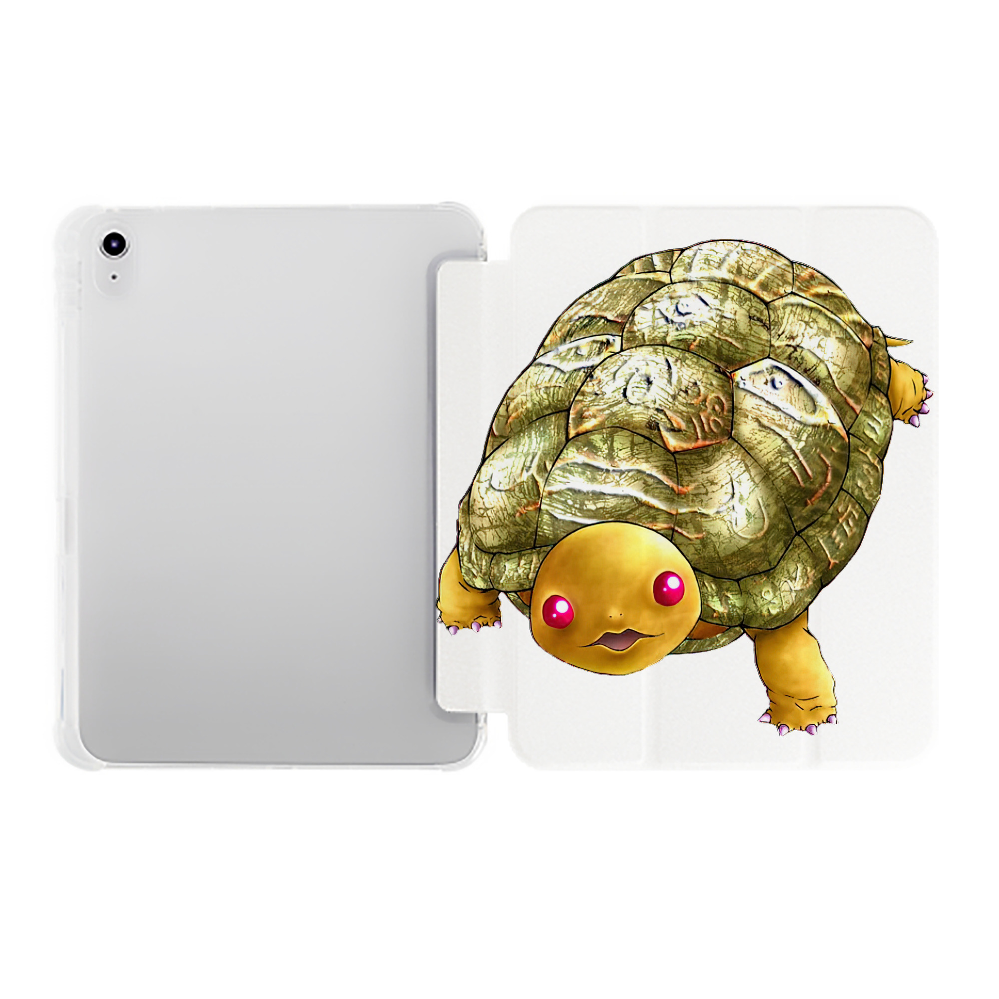 （画像用） 遊☆戯☆王 Yu-Gi-Oh! IPad ケース ペン収納付き 三つ折りスタンド PUレザー×シリコン 対応機種9.5/10.5/10.9インチ
